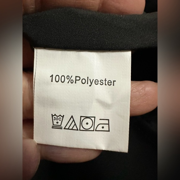 Black Dress with Bow Accents size M - Picture 5 of 7